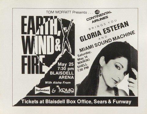 Earth, Wind & Fire Handbill