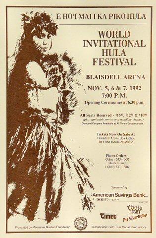 World Invitational Hula Festival Handbill