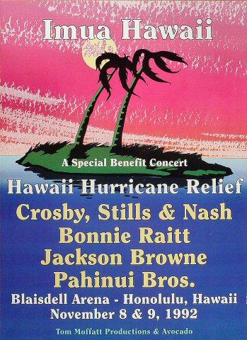Benefit for Hawaii Hurricane Relief Poster