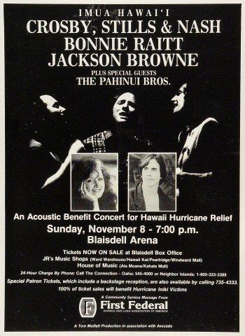 Benefit for Hawaii Hurricane Relief Poster