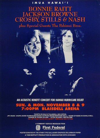 Benefit for Hawaii Hurricane Relief Poster