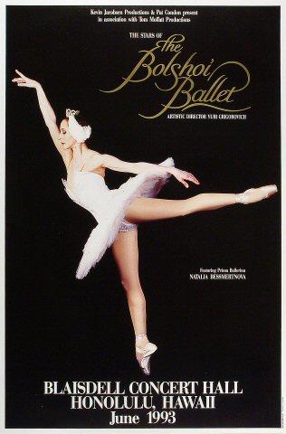 The Bolshoi Ballet Vintage Concert Poster from Blaisdell Arena
