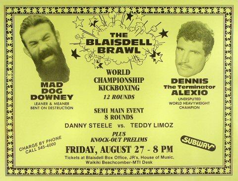The Blaisdell Brawl Poster