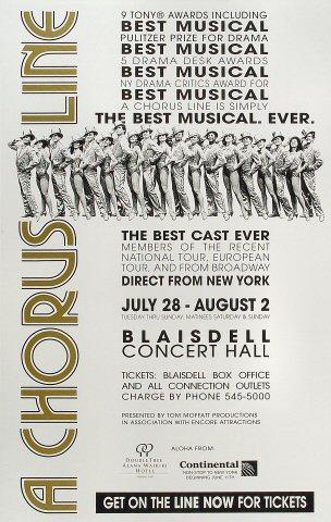 A Chorus Line Poster