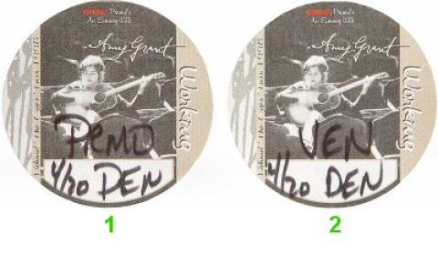 Amy Grant Backstage Pass