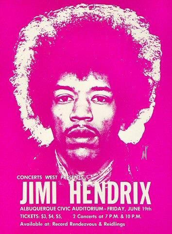 Jimi Hendrix Handbill