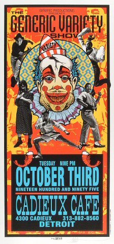 The Generic Variety Show Silkscreen