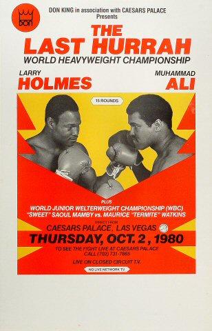 Larry Holmes Poster