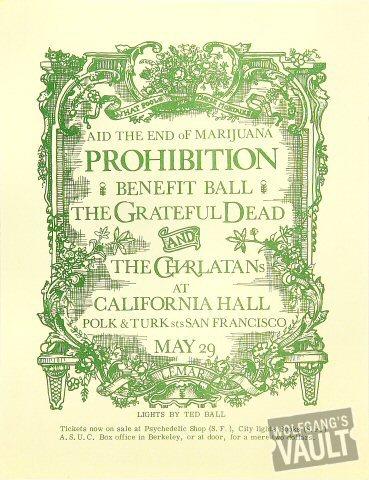 Grateful Dead Handbill
