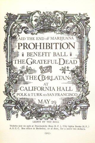 Grateful Dead Handbill