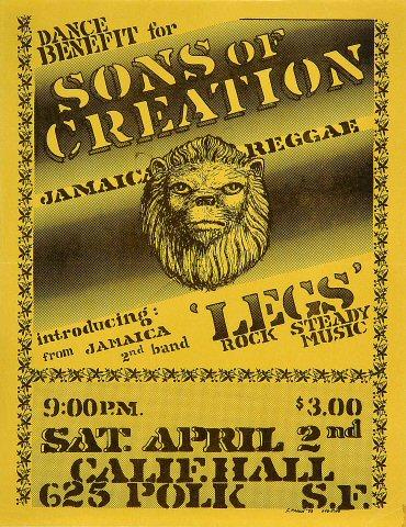 Dance Benefit for Jamaica Reggae Handbill