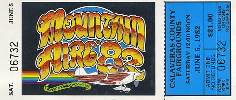 Foreigner Vintage Ticket