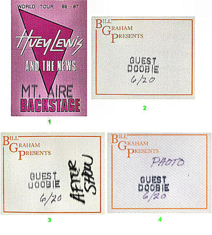 The Doobie Brothers Backstage Pass