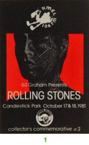 The Rolling Stones Backstage Pass