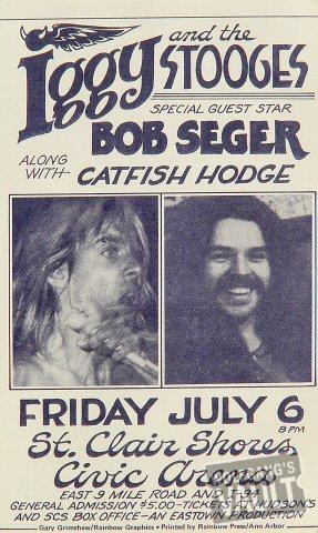 Iggy Pop Handbill