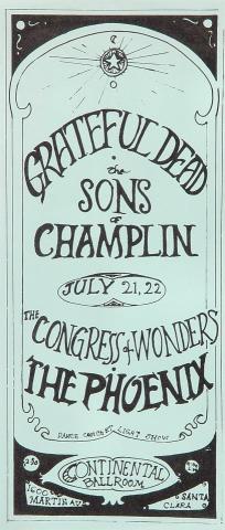 Grateful Dead Handbill