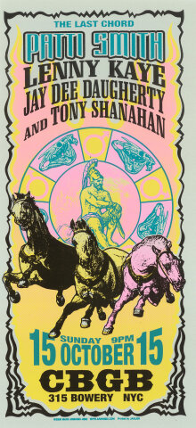 Patti Smith Handbill