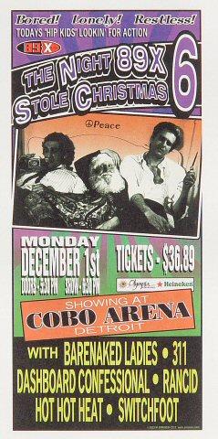 The Night 89X Stole Christmas - 6 Handbill