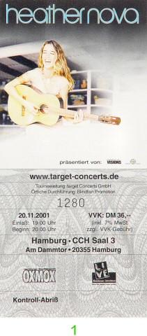 Heather Nova Vintage Ticket