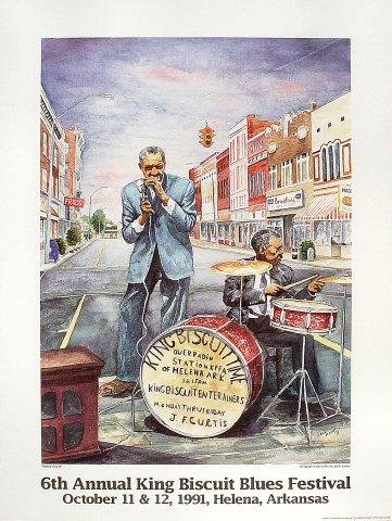 King Biscuit Blues Festival Poster