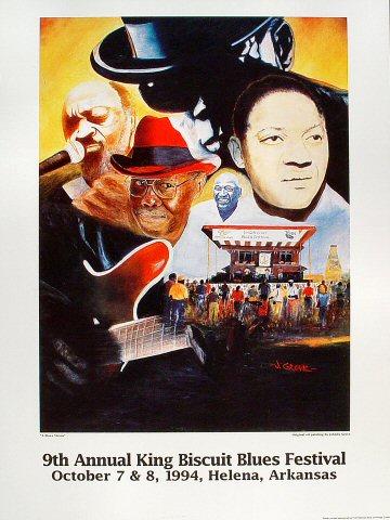 King Biscuit Blues Festival Poster