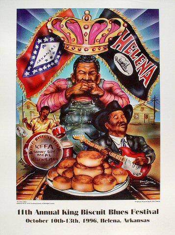 King Biscuit Blues Festival Poster