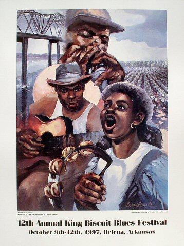 King Biscuit Blues Festival Poster