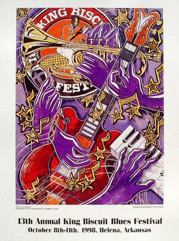 King Biscuit Blues Festival Poster