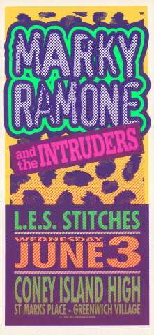 Marky Ramone and the Intruders Silkscreen