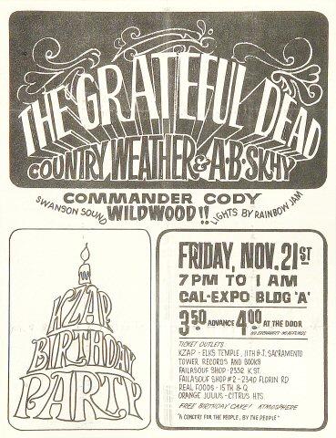 Grateful Dead Handbill