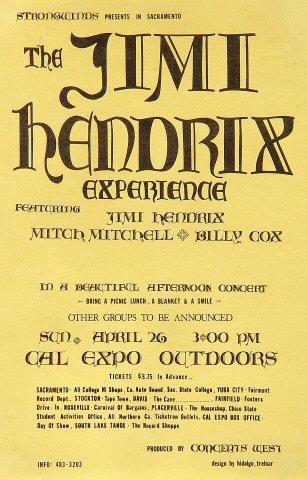 Jimi Hendrix Experience Handbill