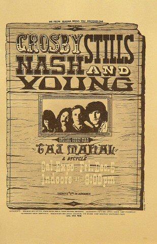 Crosby, Stills, Nash & Young Handbill