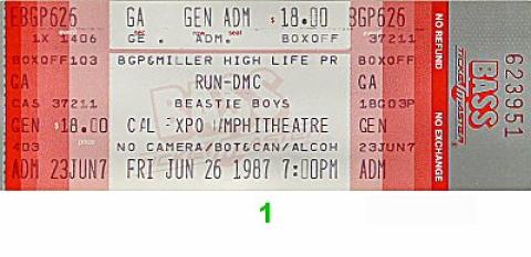 Run-D.M.C. Vintage Ticket