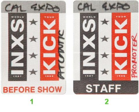 INXS Backstage Pass