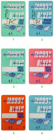 The Moody Blues Backstage Pass