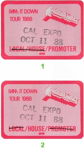 Judas Priest Backstage Pass