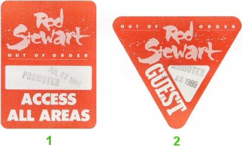 Rod Stewart Backstage Pass