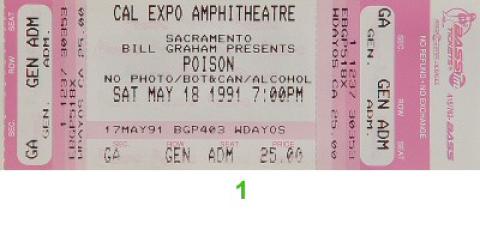 Poison Vintage Ticket