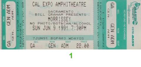 Morrissey Vintage Ticket
