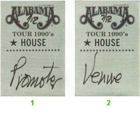 Alabama Backstage Pass