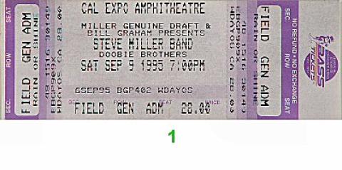 Steve Miller Band Vintage Ticket