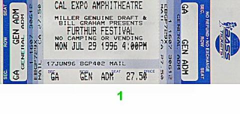 Furthur Festival Vintage Ticket