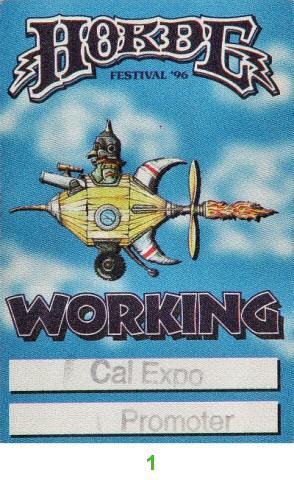 H.O.R.D.E. Festival Backstage Pass