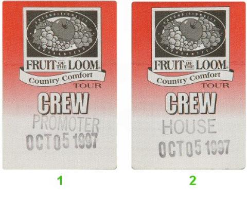 Hank Williams Jr. Backstage Pass