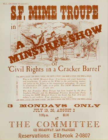 San Francisco Mime Troupe Postcard