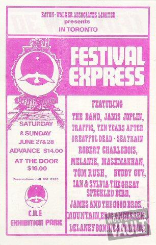 Festival Express Handbill