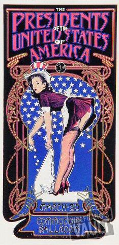 Presidents of the United States of America Handbill