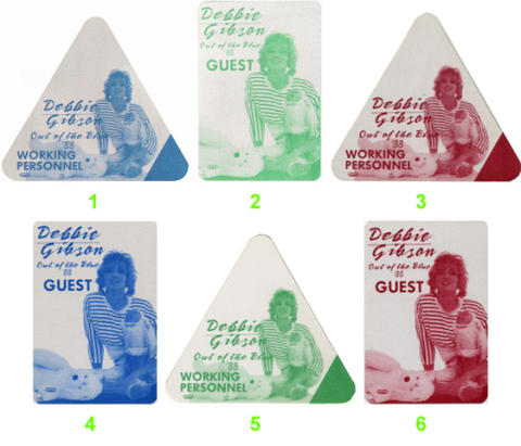 Debbie Gibson Backstage Pass