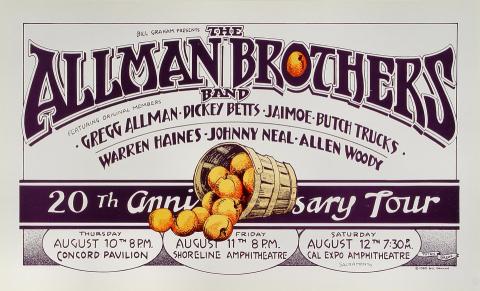 The Allman Brothers Band Poster