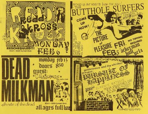Circle Jerks Handbill